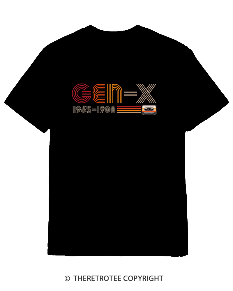 TheRetroTee Retro Gen X Cotton T-Shirt