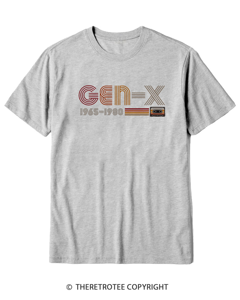 TheRetroTee Retro Gen X Cotton T-Shirt