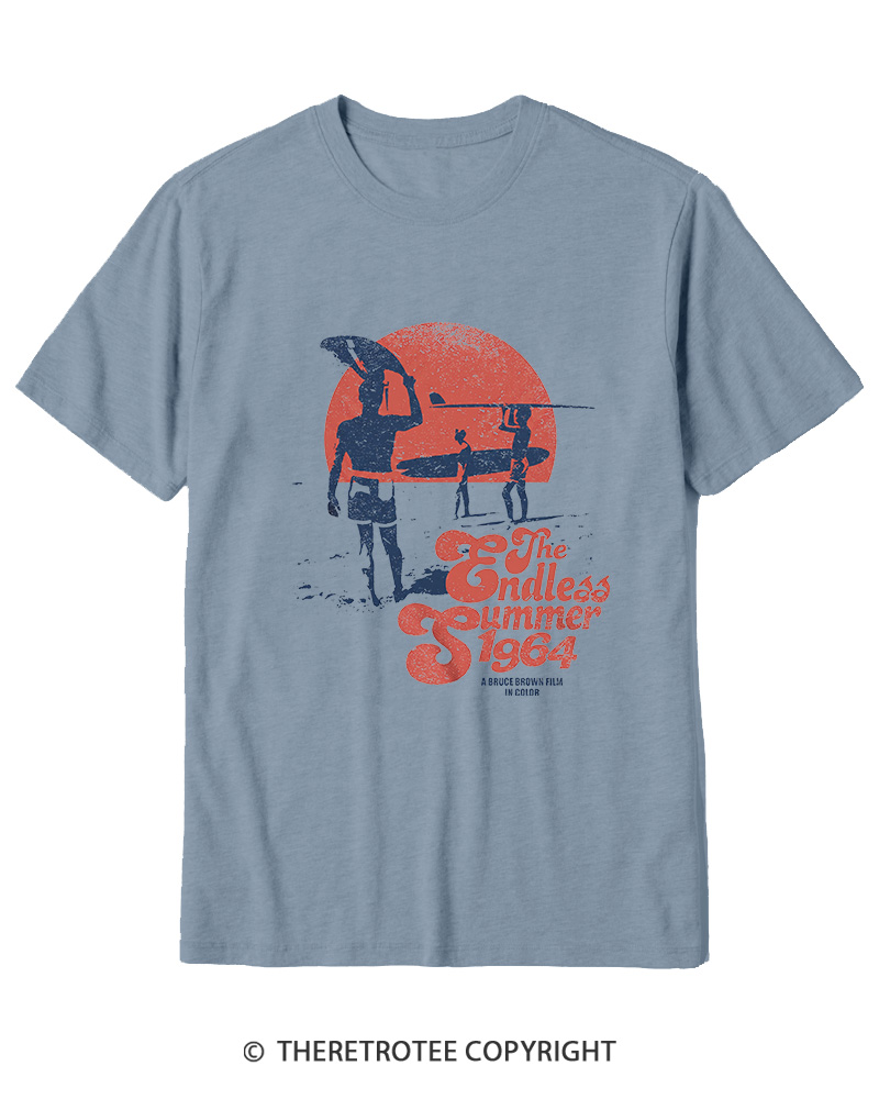 TheRetroTee The Endless Summer 1964 Cotton T-Shirt