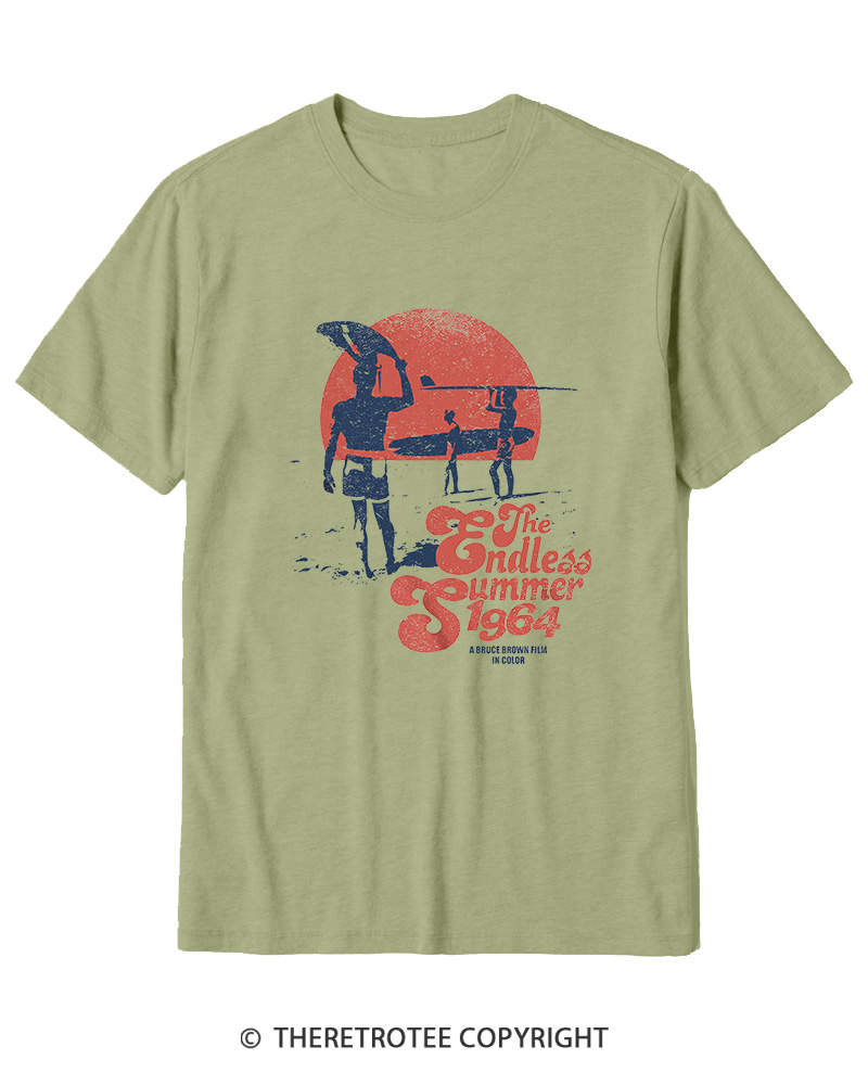 TheRetroTee The Endless Summer 1964 Cotton T-Shirt