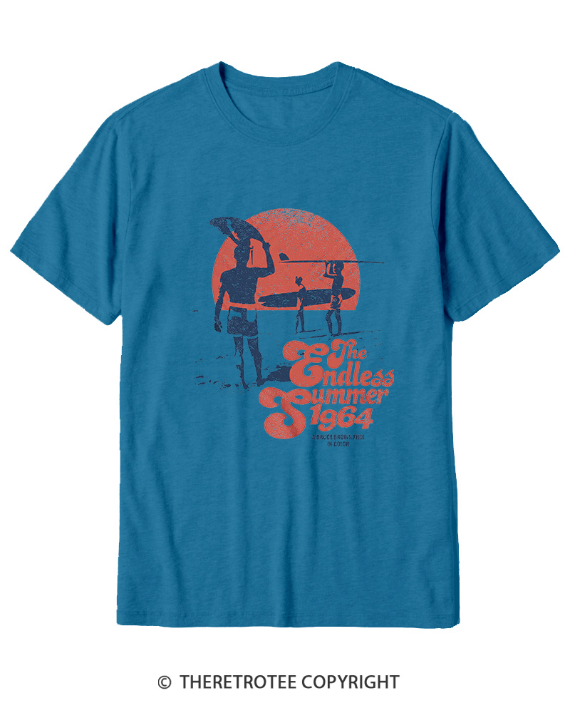 TheRetroTee The Endless Summer 1964 Cotton T-Shirt