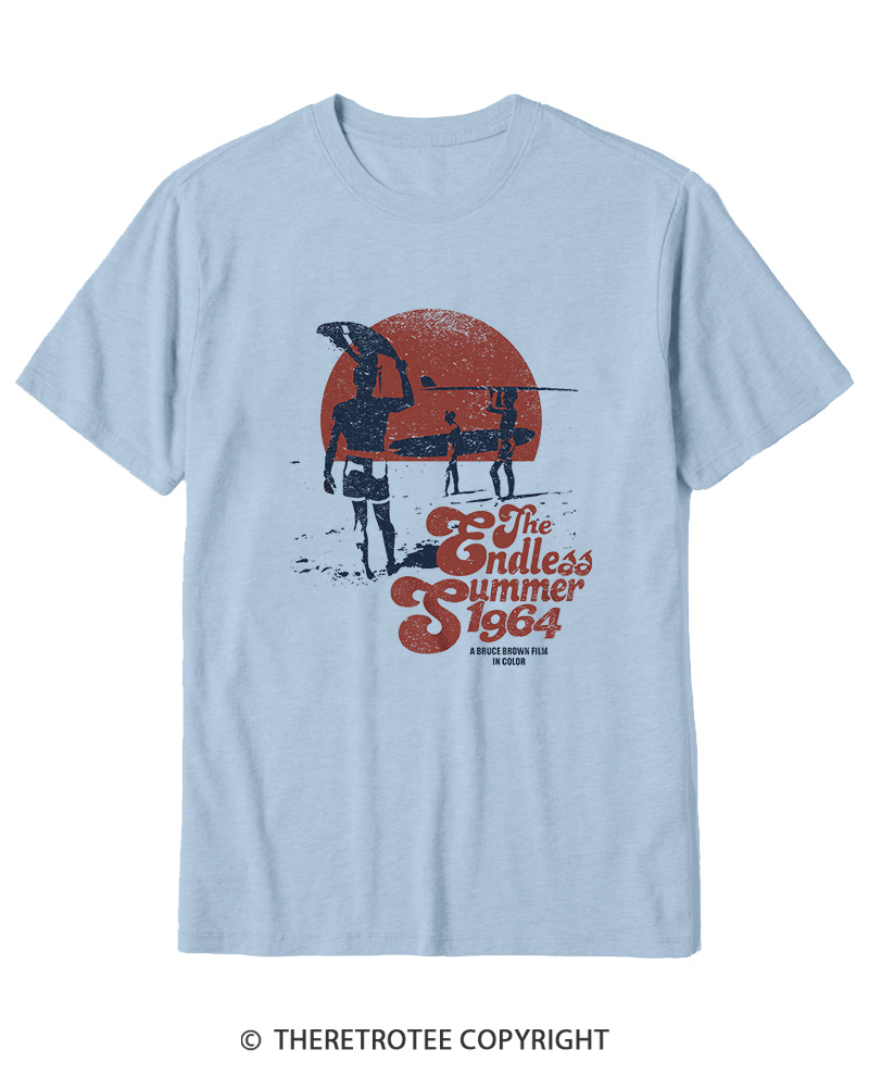 TheRetroTee The Endless Summer 1964 Cotton T-Shirt