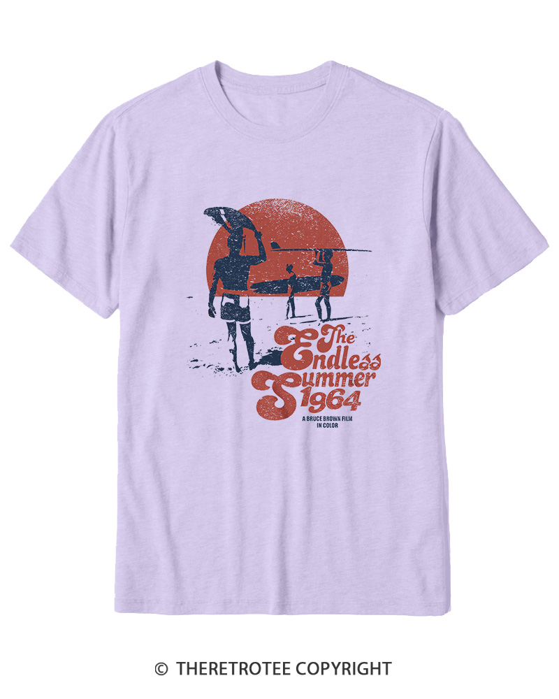 TheRetroTee The Endless Summer 1964 Cotton T-Shirt