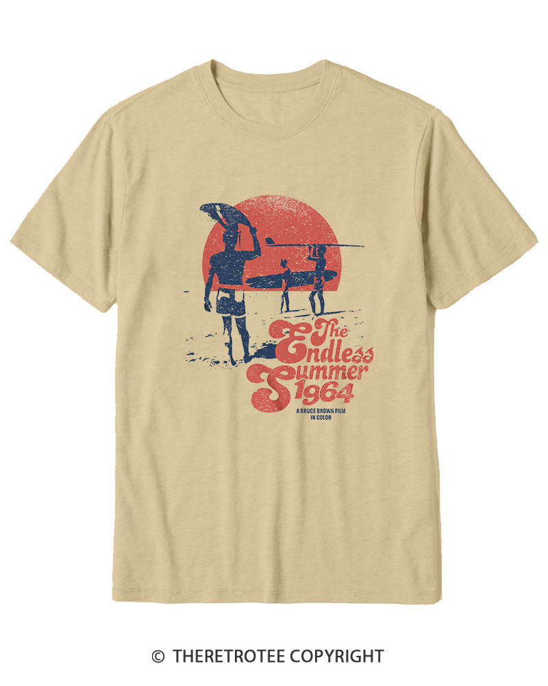 TheRetroTee The Endless Summer 1964 Cotton T-Shirt