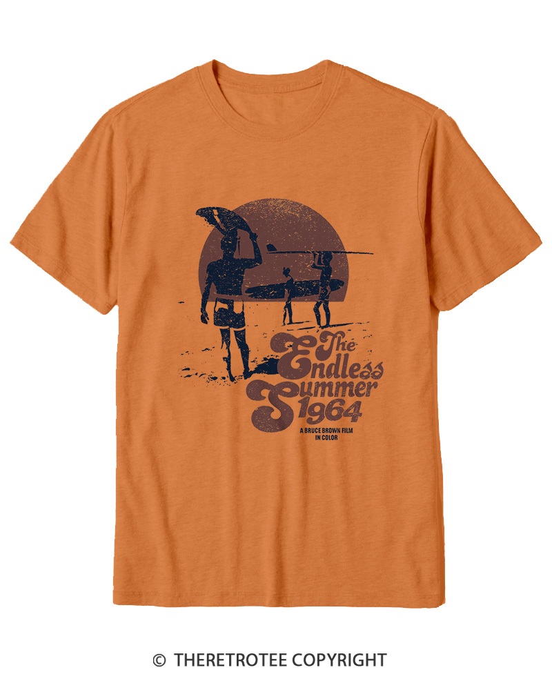 TheRetroTee The Endless Summer 1964 Cotton T-Shirt