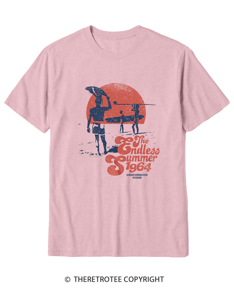 TheRetroTee The Endless Summer 1964 Cotton T-Shirt