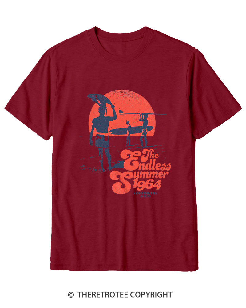 TheRetroTee The Endless Summer 1964 Cotton T-Shirt