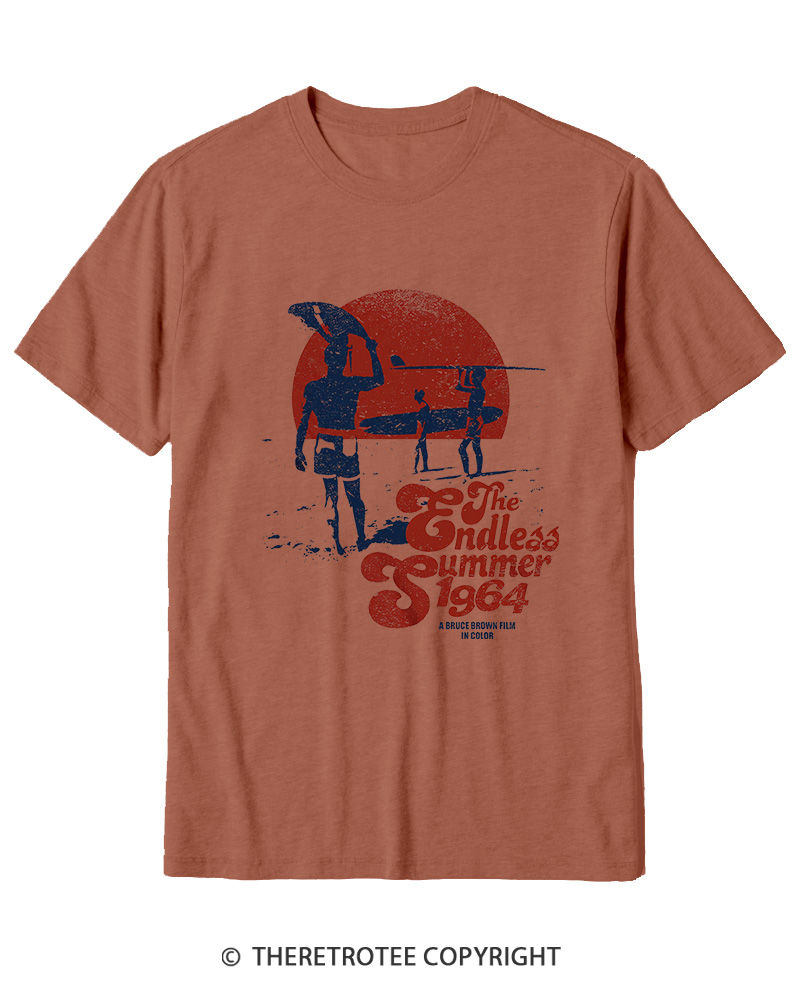 TheRetroTee The Endless Summer 1964 Cotton T-Shirt
