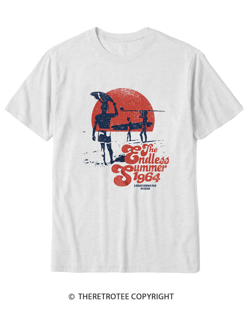 TheRetroTee The Endless Summer 1964 Cotton T-Shirt