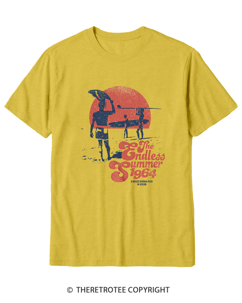 TheRetroTee The Endless Summer 1964 Cotton T-Shirt