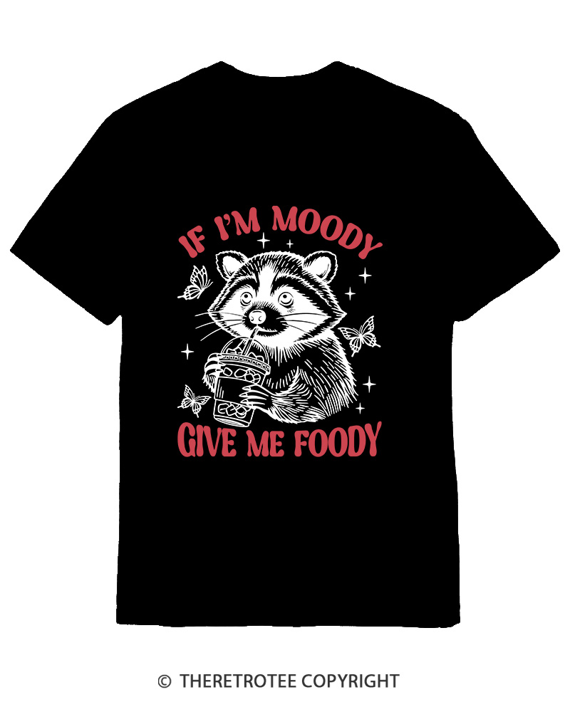 TheRetroTee If I’m Moody 1970s Cotton T-Shirt