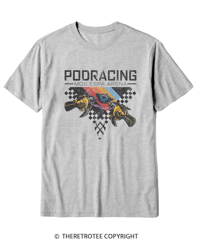 TheRetroTee Desert Speed Racing 1980s Cotton T-Shirt