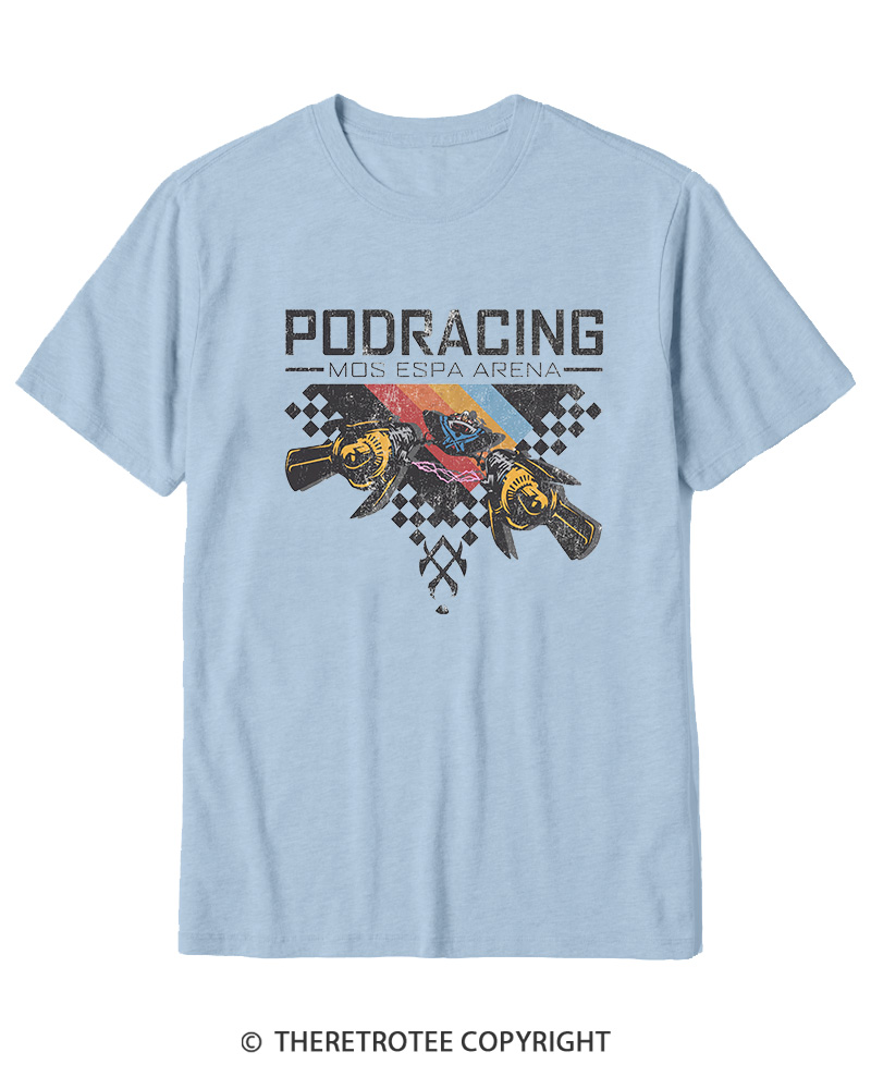 TheRetroTee Desert Speed Racing 1980s Cotton T-Shirt