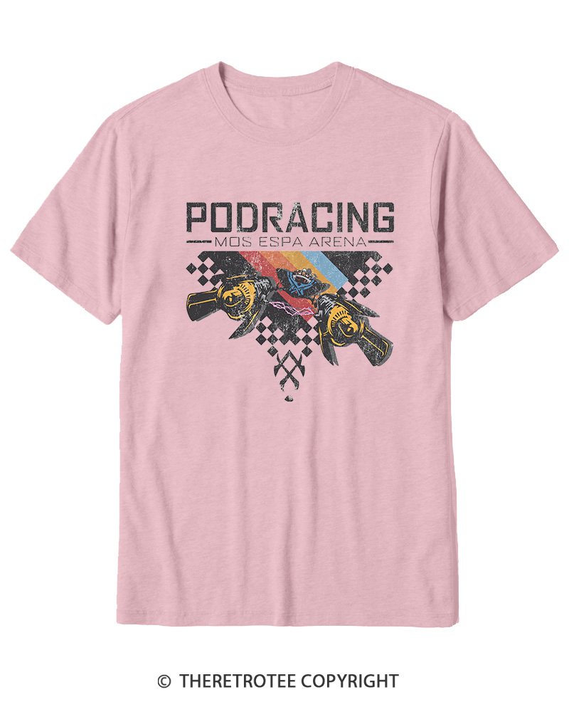 TheRetroTee Desert Speed Racing 1980s Cotton T-Shirt