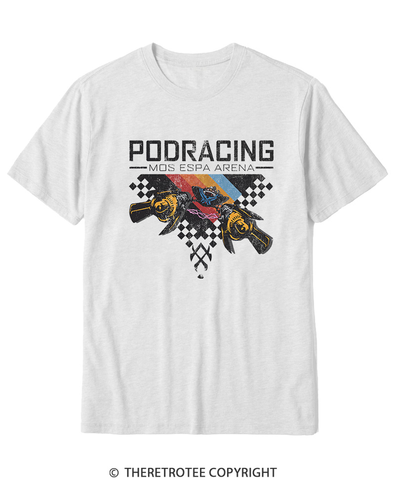 TheRetroTee Desert Speed Racing 1980s Cotton T-Shirt