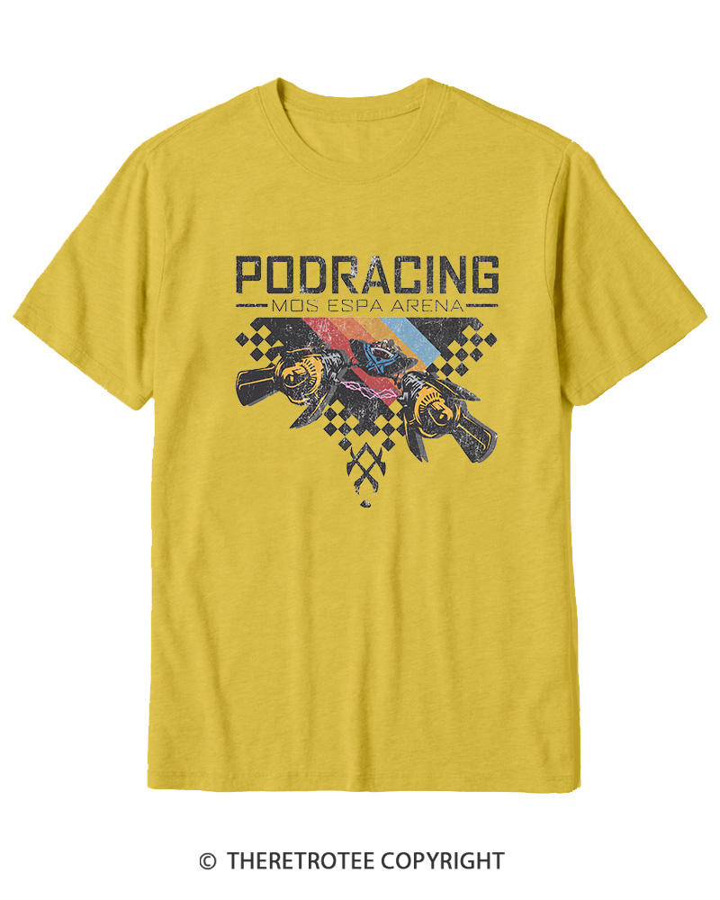TheRetroTee Desert Speed Racing 1980s Cotton T-Shirt
