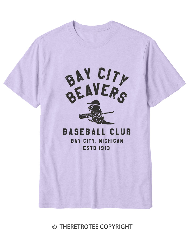 TheRetroTee Bay City Beavers 1913 Cotton T-Shirt