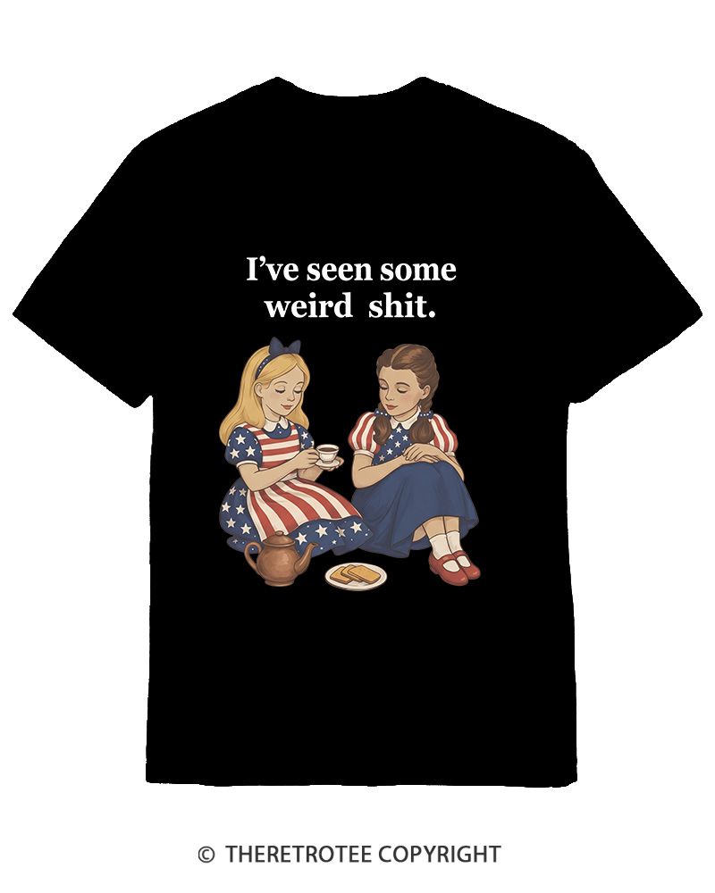 TheRetroTee I've Seen Some Weird Shit 1990s Cotton T-Shirt
