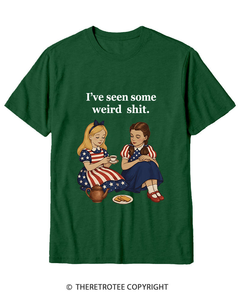 TheRetroTee I've Seen Some Weird Shit 1990s Cotton T-Shirt