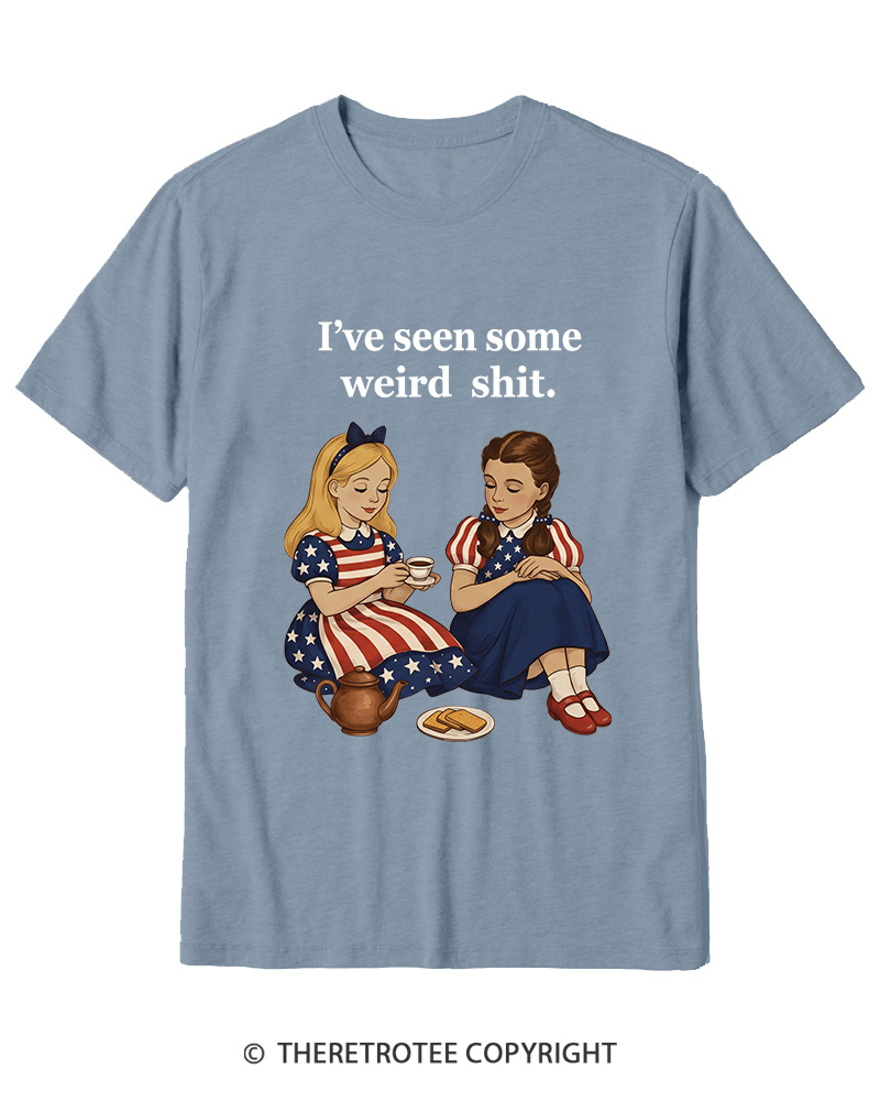 TheRetroTee I've Seen Some Weird Shit 1990s Cotton T-Shirt
