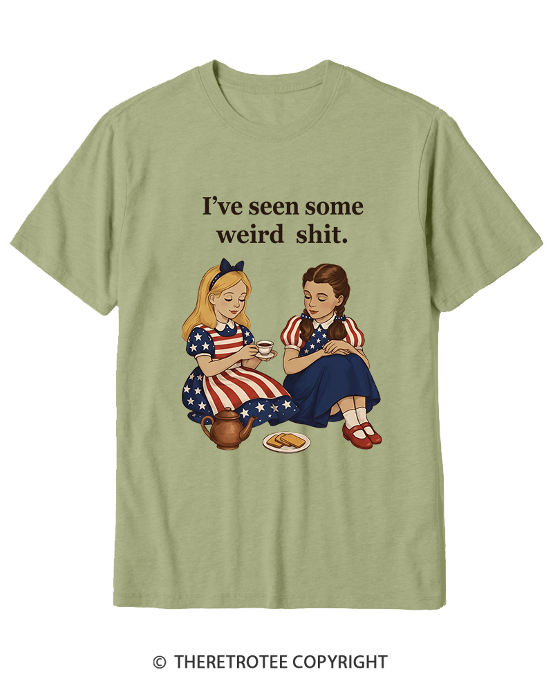 TheRetroTee I've Seen Some Weird Shit 1990s Cotton T-Shirt