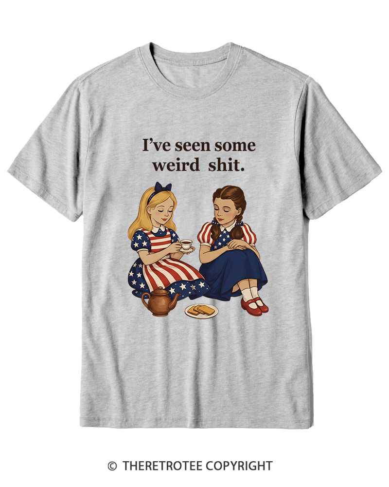 TheRetroTee I've Seen Some Weird Shit 1990s Cotton T-Shirt