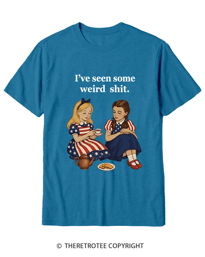 TheRetroTee I've Seen Some Weird Shit 1990s Cotton T-Shirt