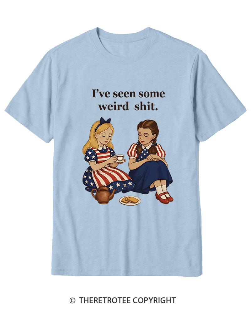 TheRetroTee I've Seen Some Weird Shit 1990s Cotton T-Shirt