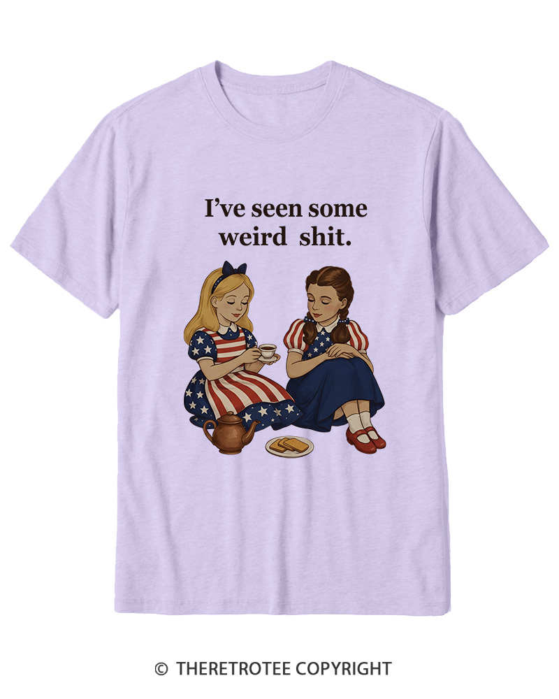 TheRetroTee I've Seen Some Weird Shit 1990s Cotton T-Shirt