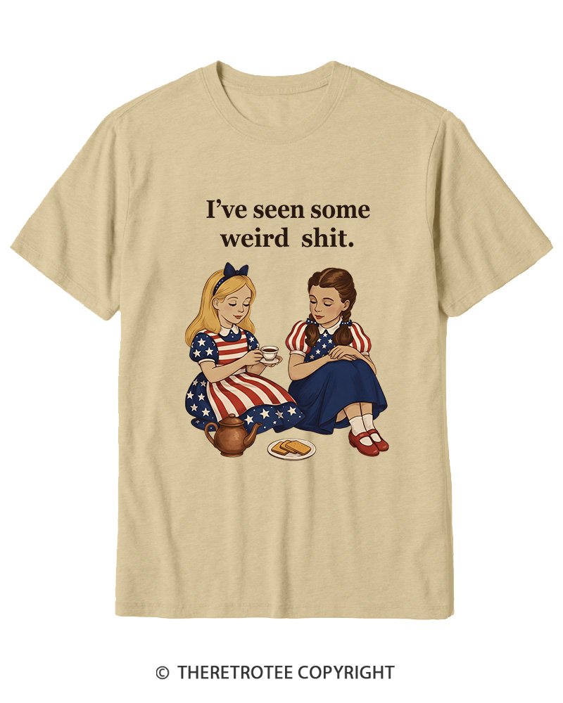 TheRetroTee I've Seen Some Weird Shit 1990s Cotton T-Shirt