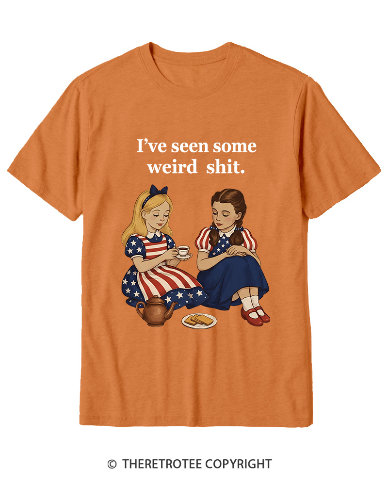 TheRetroTee I've Seen Some Weird Shit 1990s Cotton T-Shirt