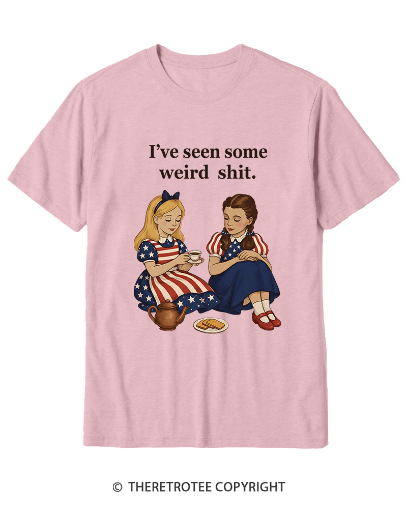 TheRetroTee I've Seen Some Weird Shit 1990s Cotton T-Shirt