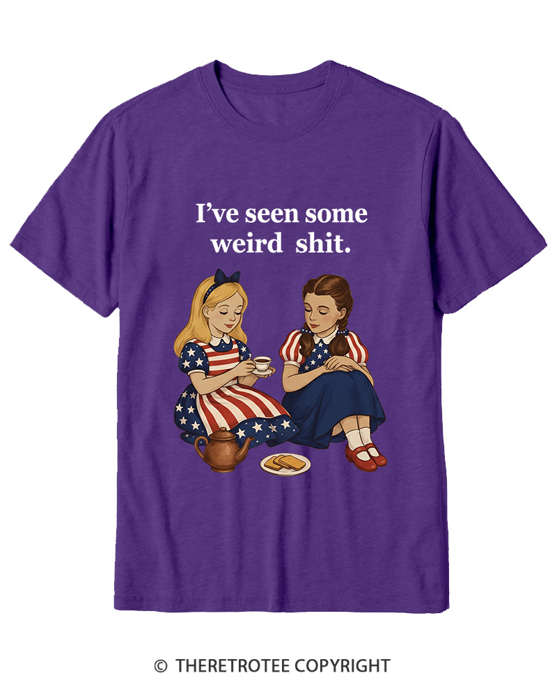 TheRetroTee I've Seen Some Weird Shit 1990s Cotton T-Shirt