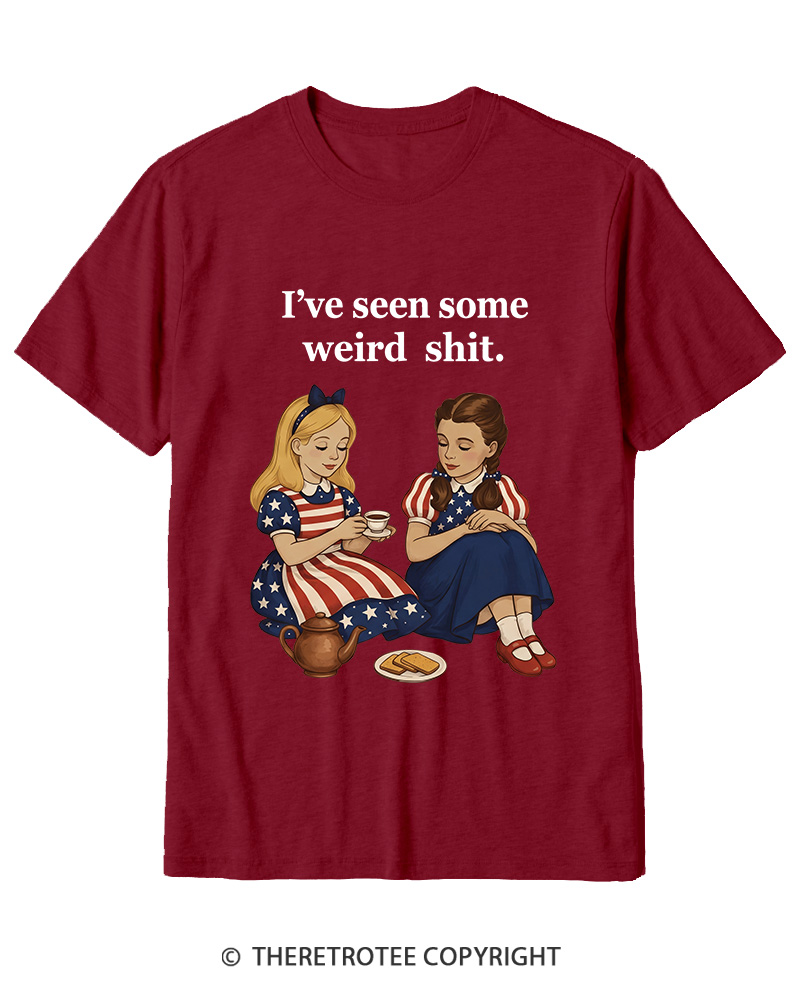TheRetroTee I've Seen Some Weird Shit 1990s Cotton T-Shirt