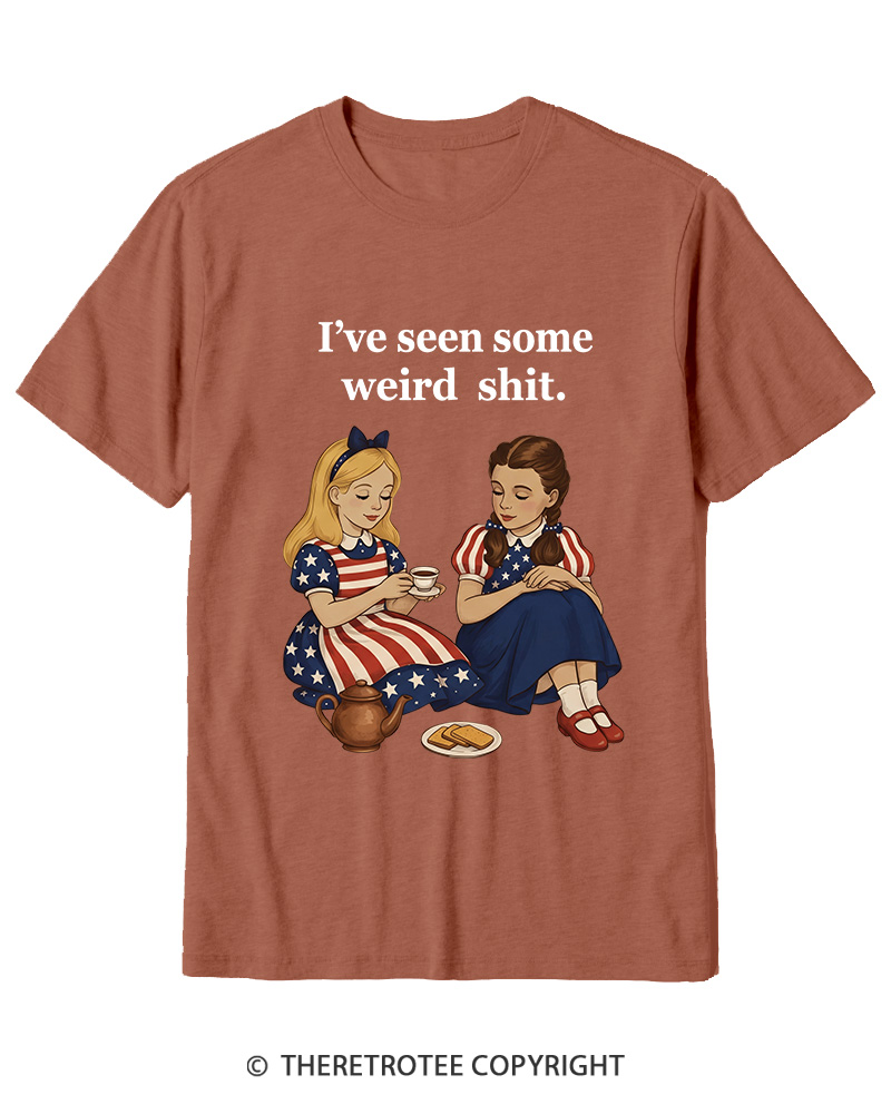 TheRetroTee I've Seen Some Weird Shit 1990s Cotton T-Shirt