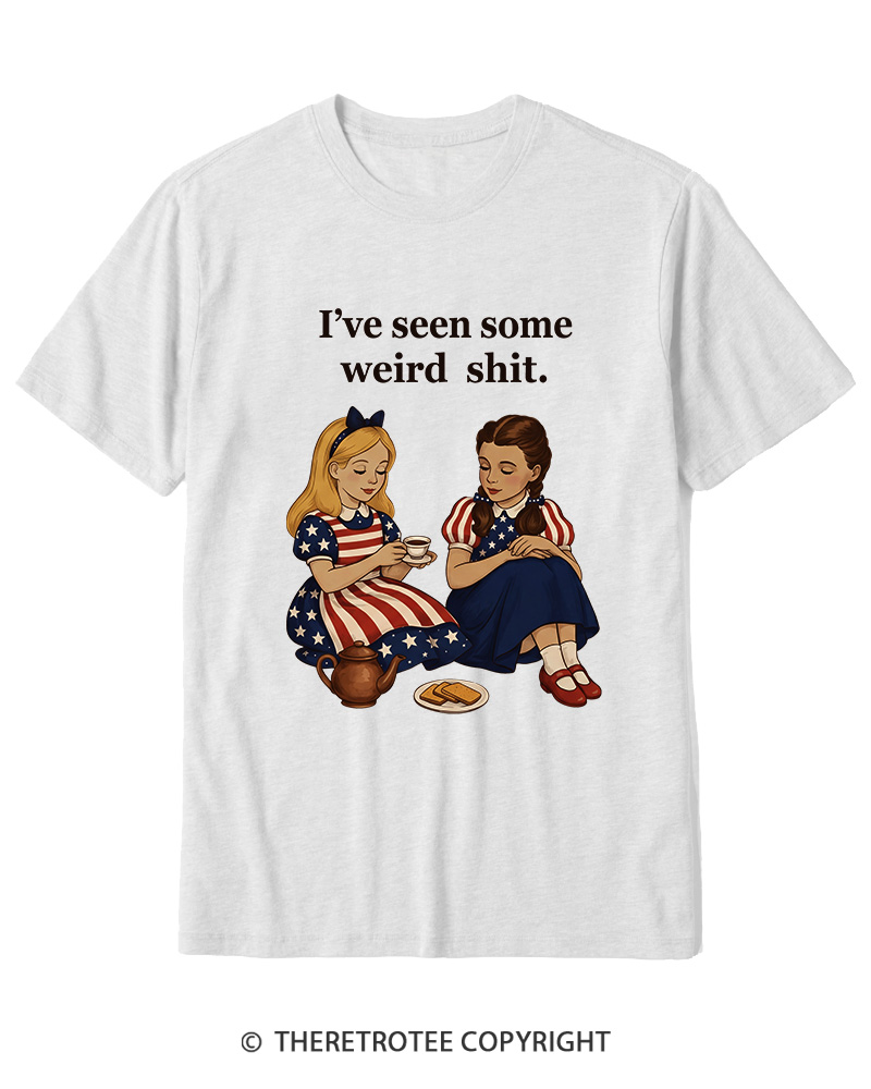 TheRetroTee I've Seen Some Weird Shit 1990s Cotton T-Shirt