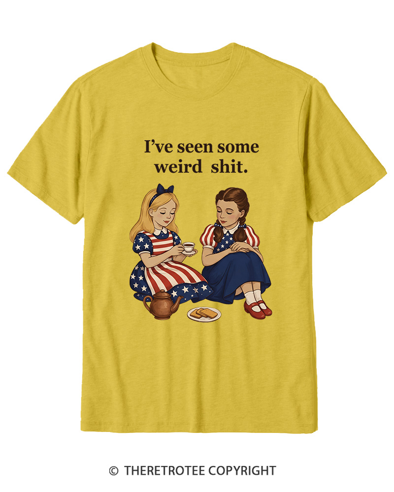 TheRetroTee I've Seen Some Weird Shit 1990s Cotton T-Shirt
