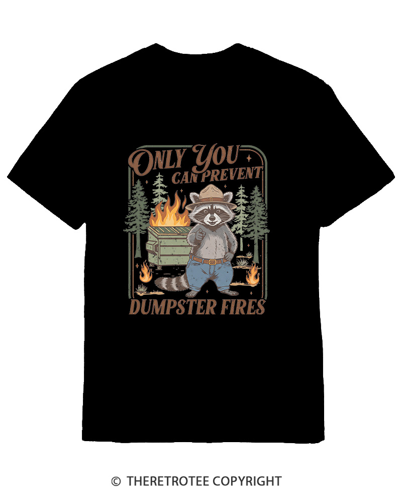 TheRetroTee Only You Can Prevent 1970s Cotton T-Shirt