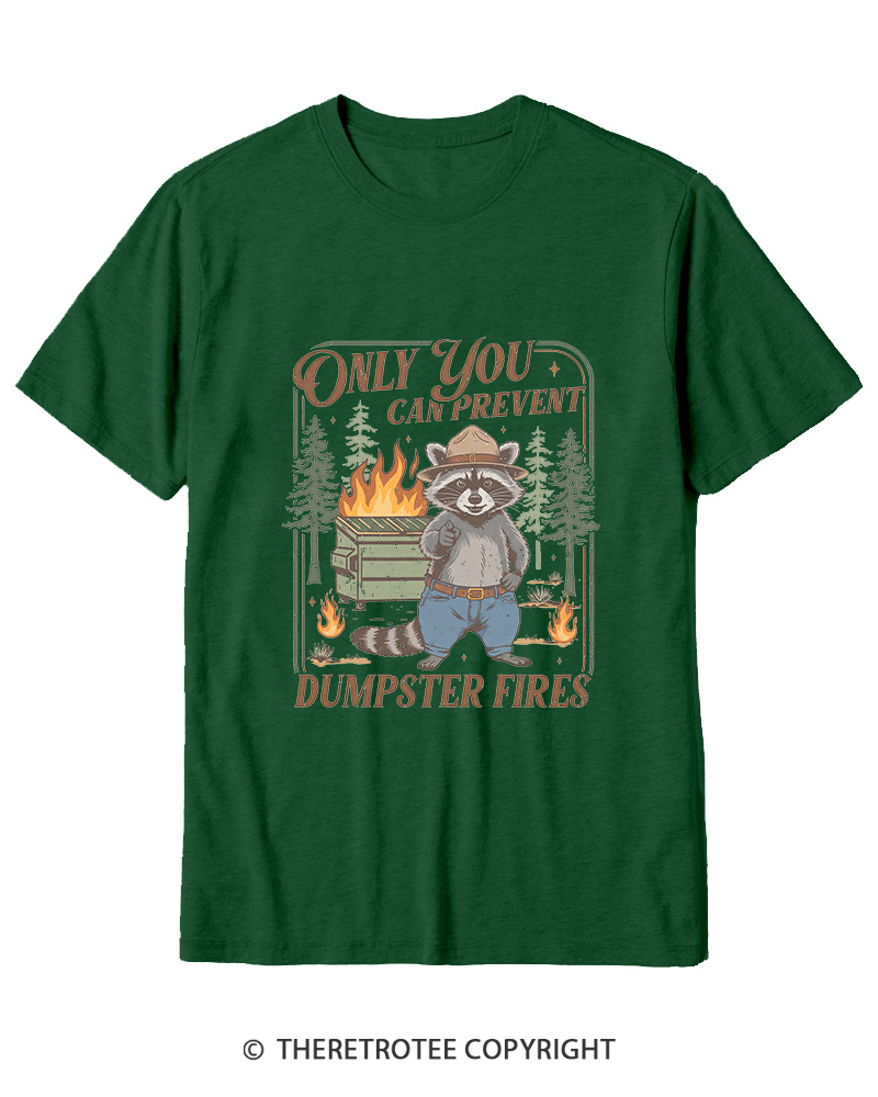TheRetroTee Only You Can Prevent 1970s Cotton T-Shirt