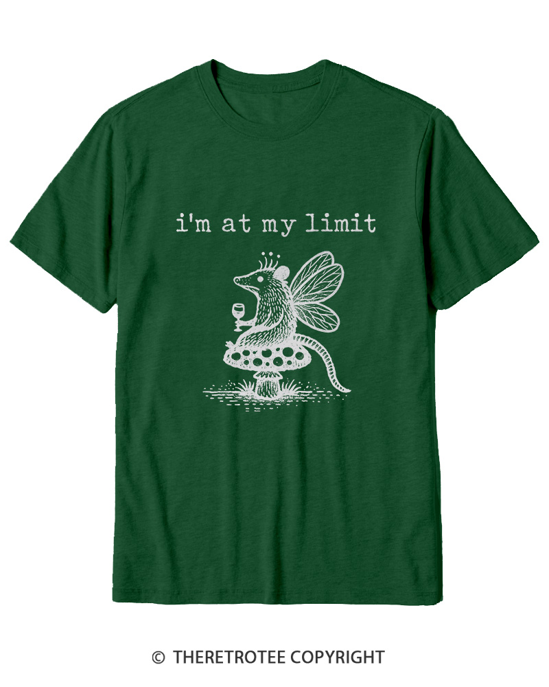TheRetroTee I’m At My Limit Cotton T-Shirt
