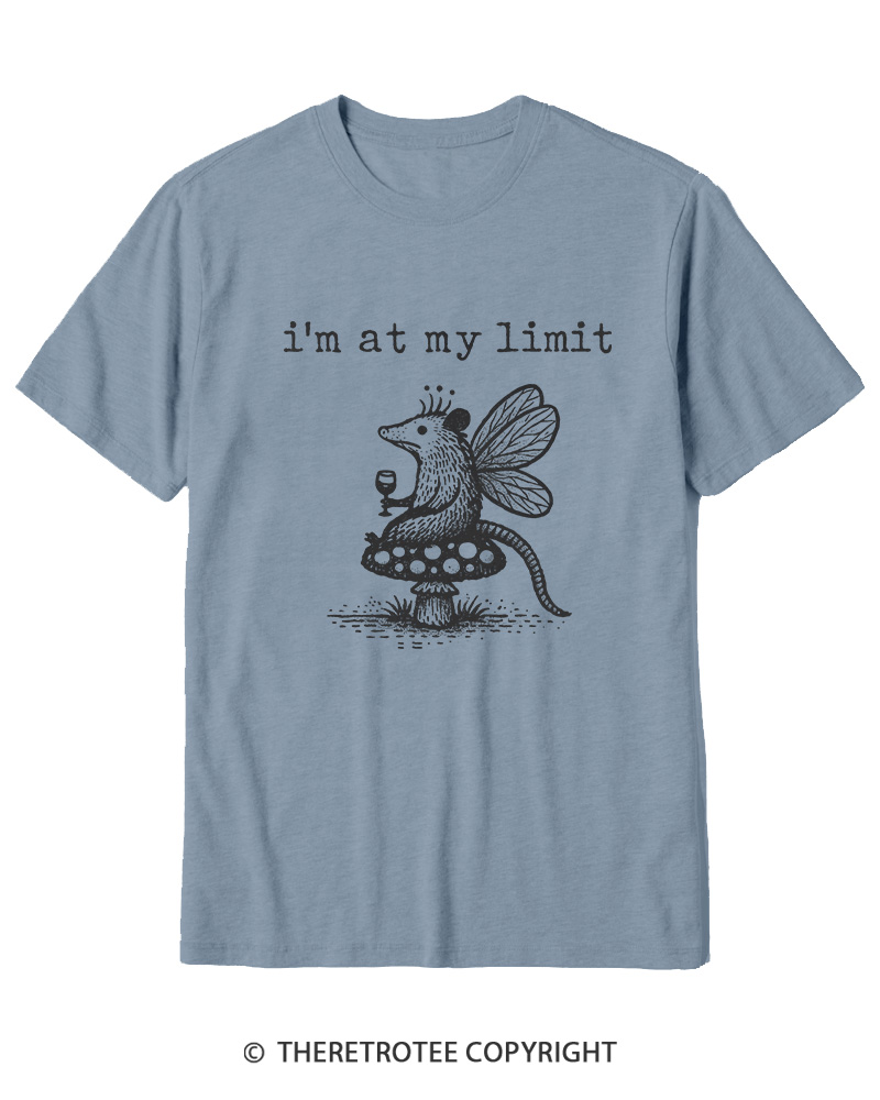 TheRetroTee I’m At My Limit Cotton T-Shirt