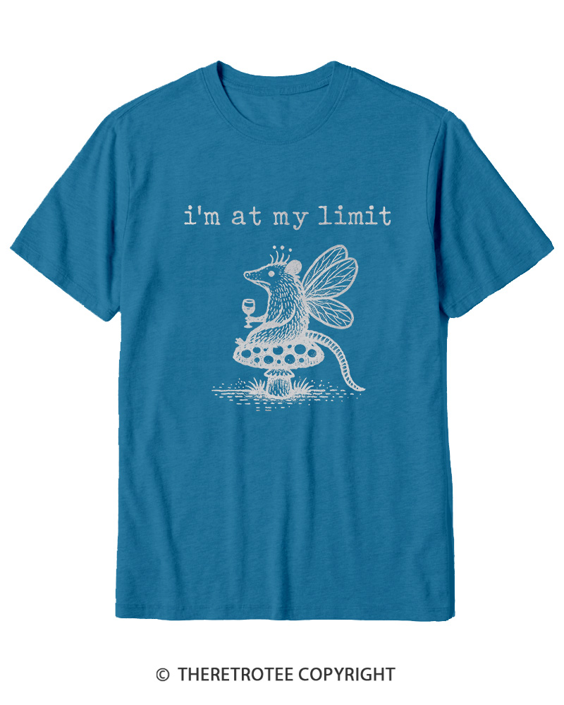 TheRetroTee I’m At My Limit Cotton T-Shirt