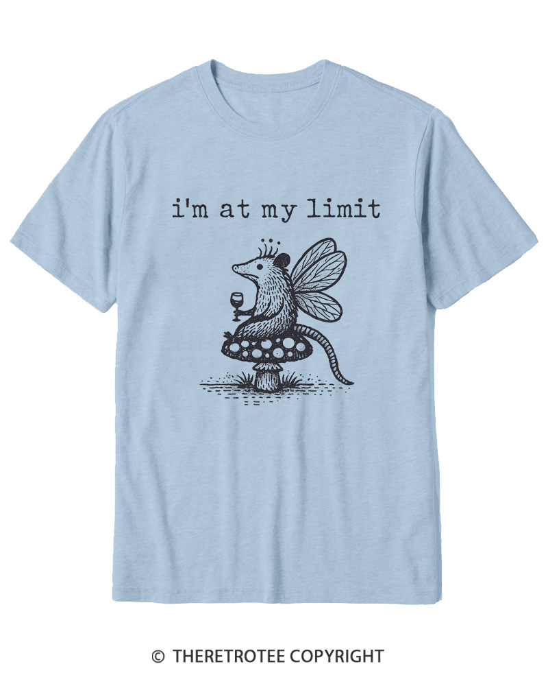 TheRetroTee I’m At My Limit Cotton T-Shirt