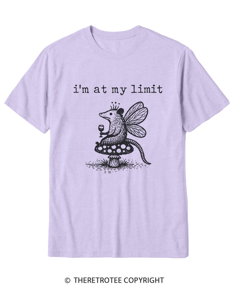 TheRetroTee I’m At My Limit Cotton T-Shirt