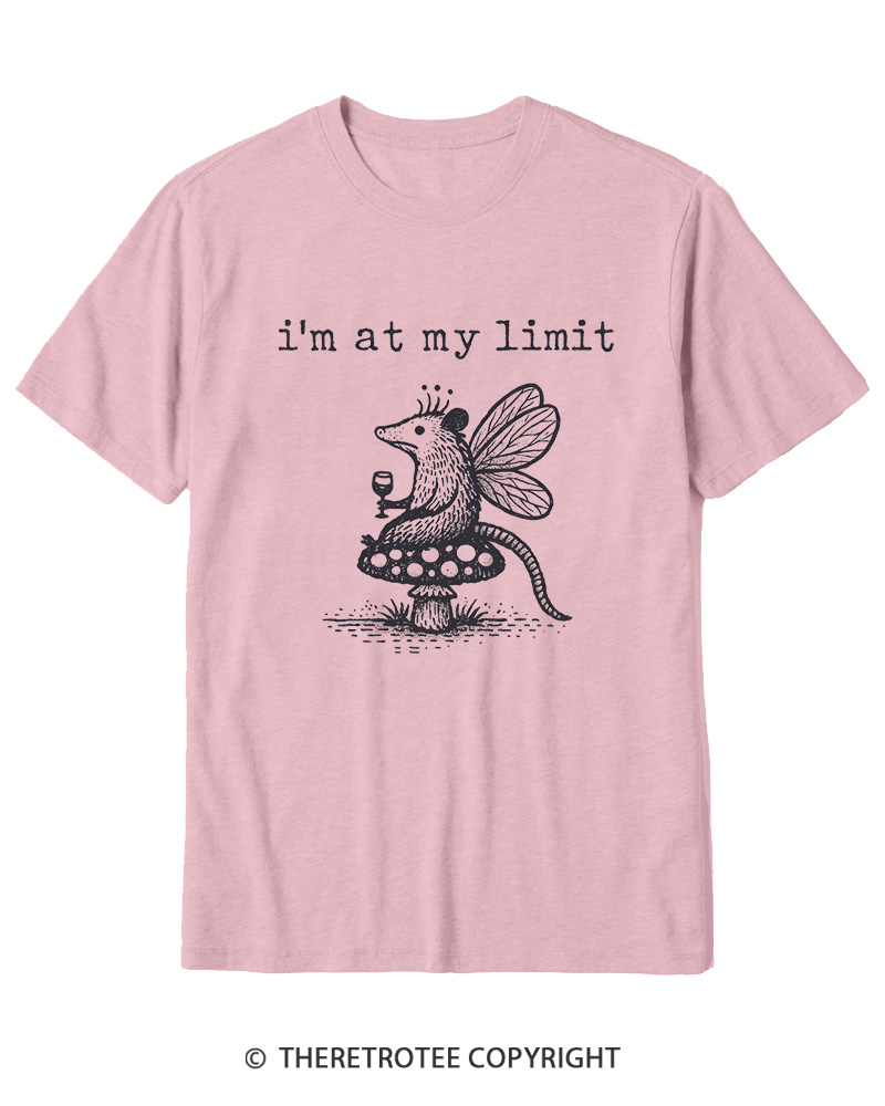 TheRetroTee I’m At My Limit Cotton T-Shirt