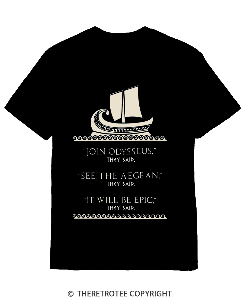 TheRetroTee Join Odysseus Cotton T-Shirt