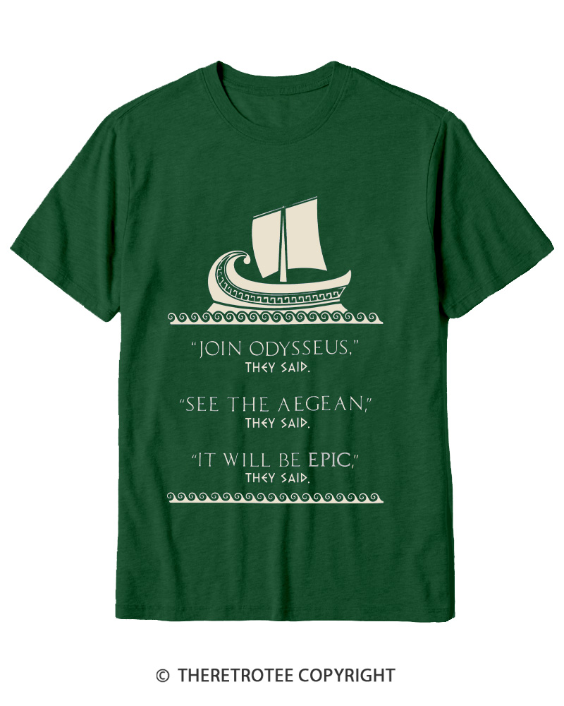 TheRetroTee Join Odysseus Cotton T-Shirt