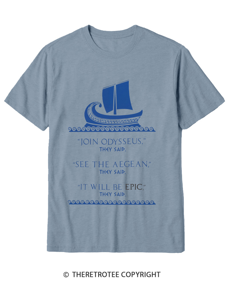 TheRetroTee Join Odysseus Cotton T-Shirt
