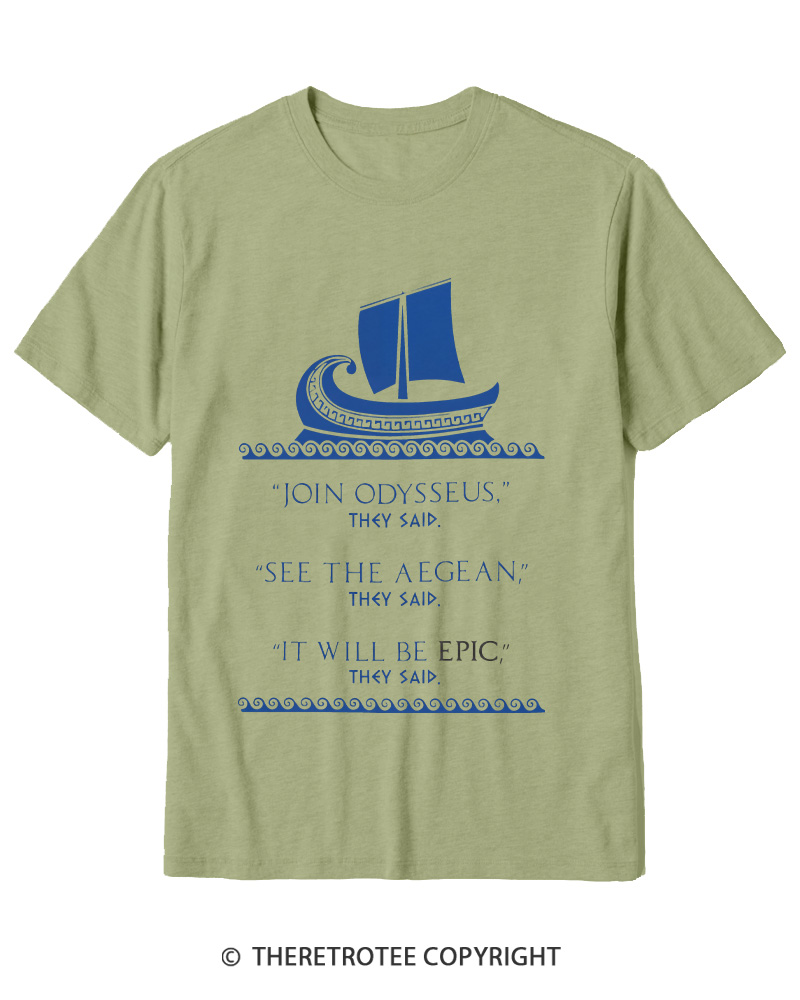 TheRetroTee Join Odysseus Cotton T-Shirt