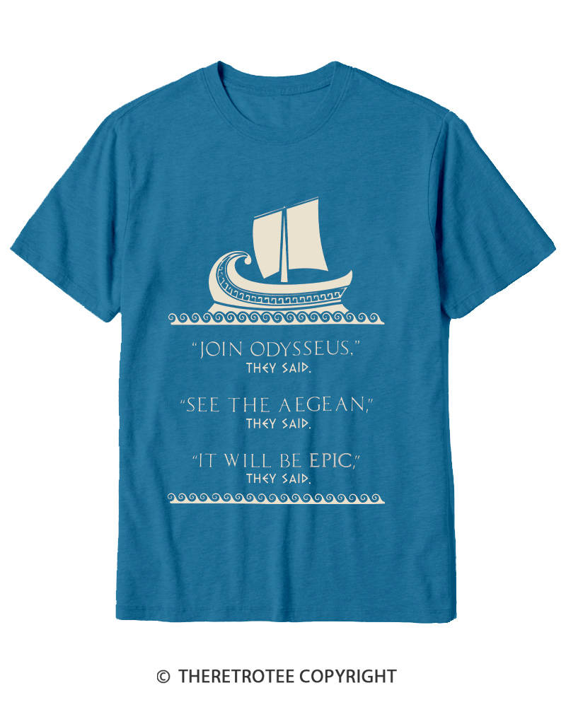 TheRetroTee Join Odysseus Cotton T-Shirt